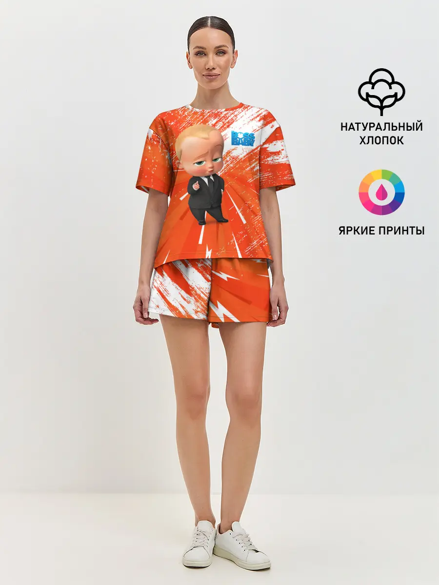 Женская пижама с шортами / Босс-Молокосос / Boss Baby