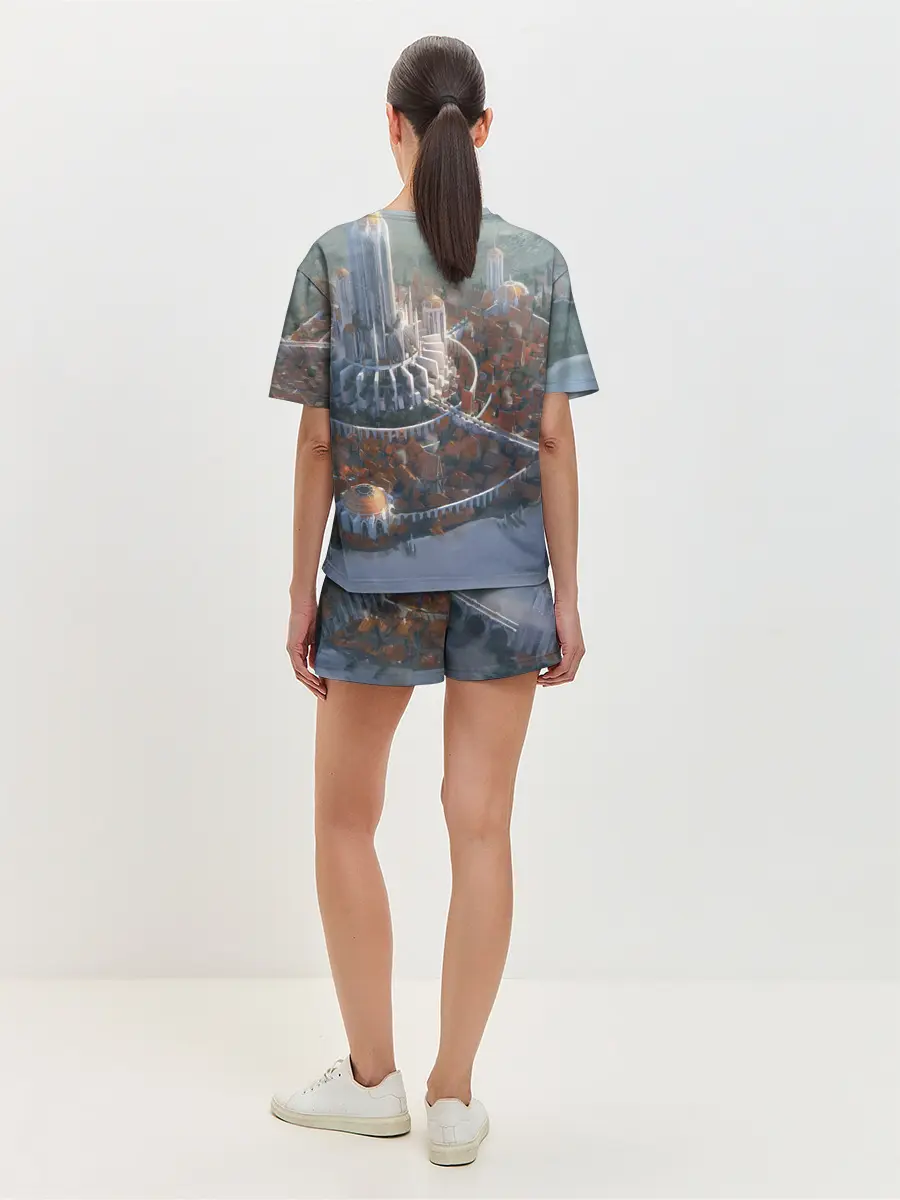 Женская пижама с шортами / Столичный замок