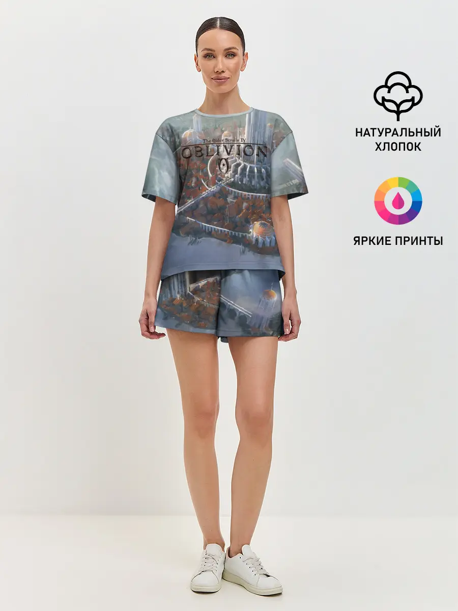 Женская пижама с шортами / Столичный замок