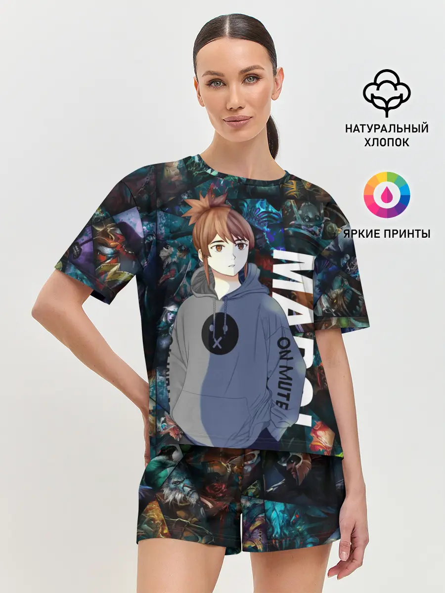 Женская пижама с шортами / Марси ДОТА 2