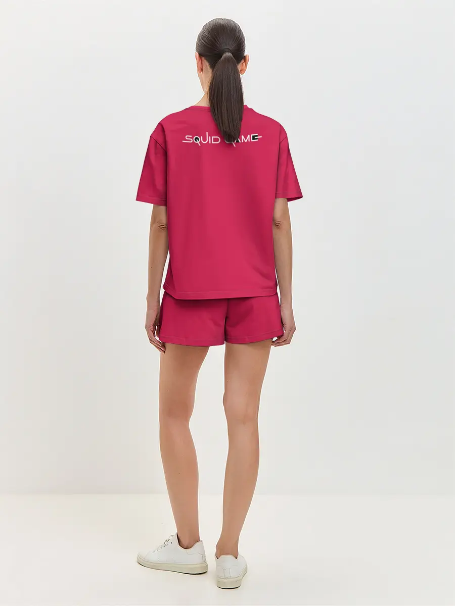 Женская пижама с шортами / Игра в кальмара: стражник круг