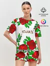 Женская пижама с шортами / Юлия в розах