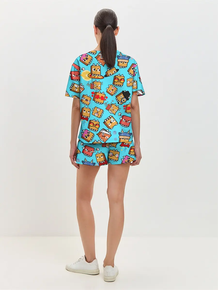 Женская пижама с шортами / PAPER BAG CAT TOCA BOCA / TOCA LIFE WORLD