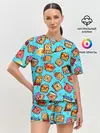 Женская пижама с шортами / PAPER BAG CAT TOCA BOCA / TOCA LIFE WORLD