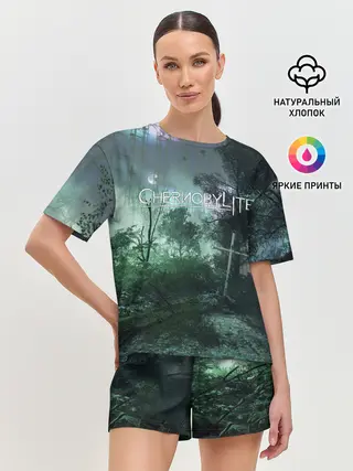 Женская пижама с шортами / Chernobylite игровой арт