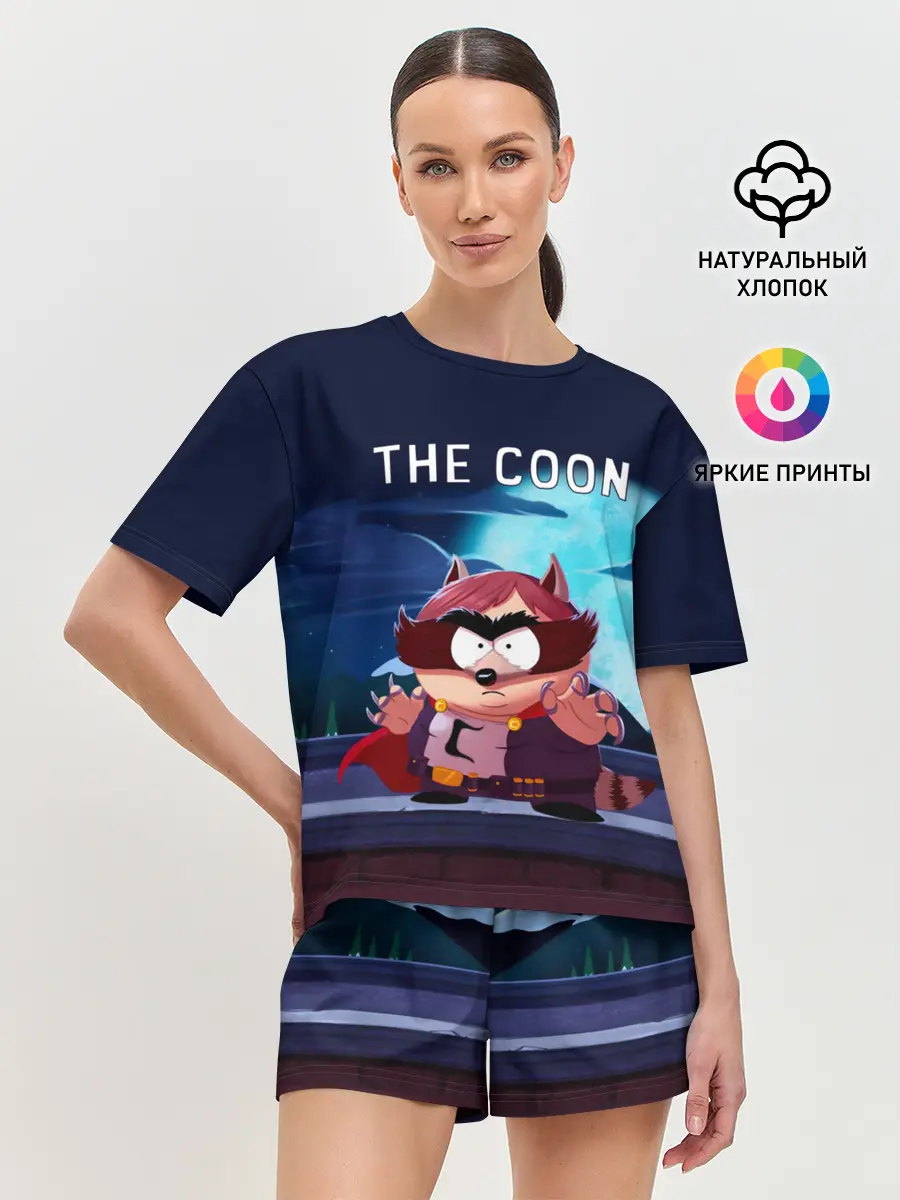 Женская пижама с шортами / The Coon - Енот | Южный Парк