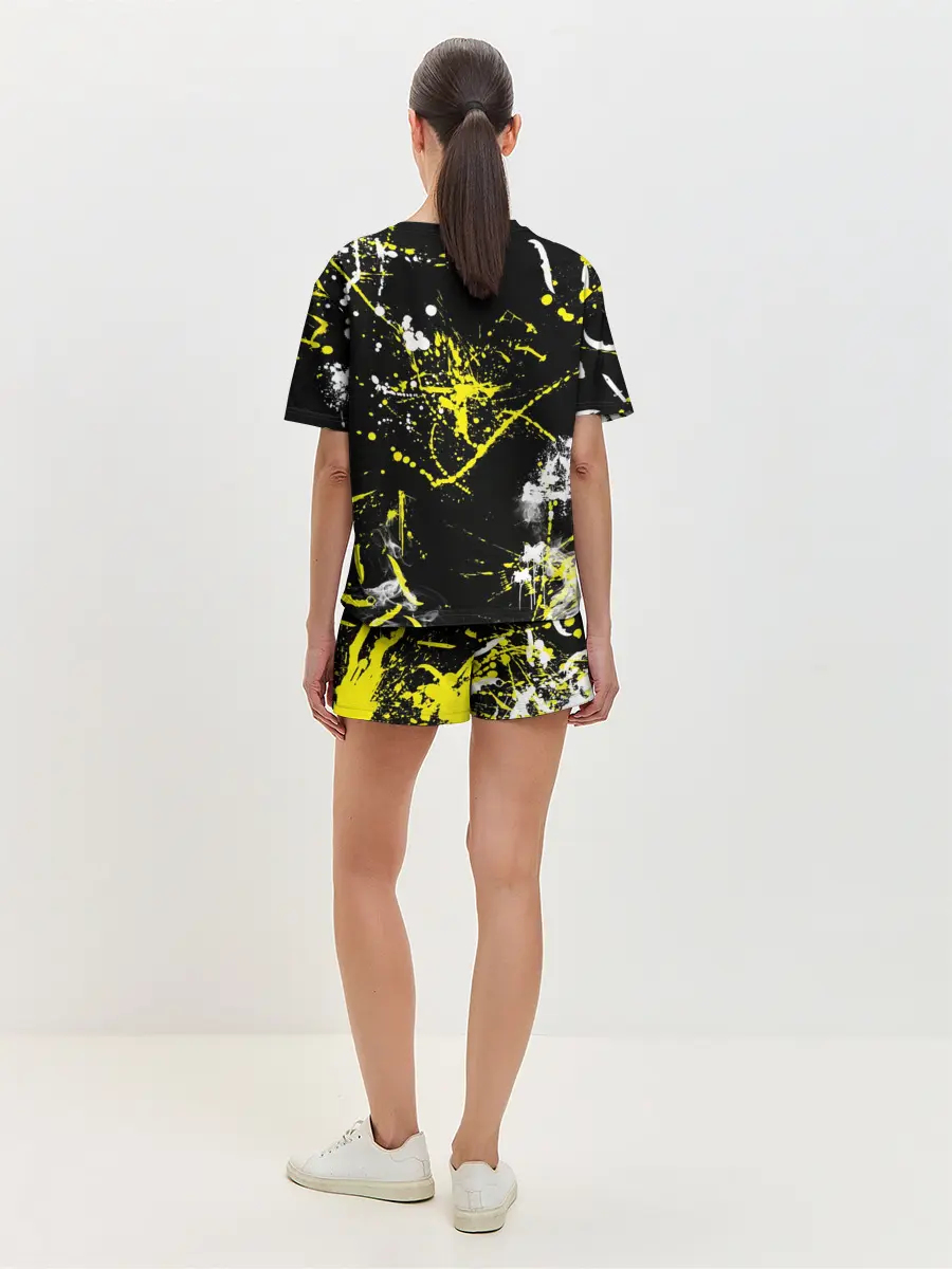 Женская пижама с шортами / CS:GO Брызги красок