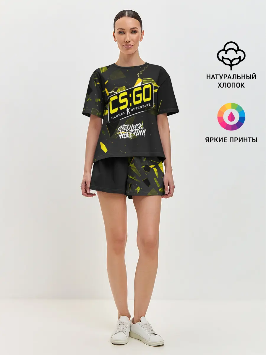 Женская пижама с шортами / Новая эра CS:GO