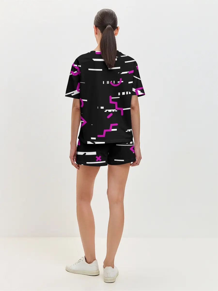 Женская пижама с шортами / Squid Gam: Узоры.