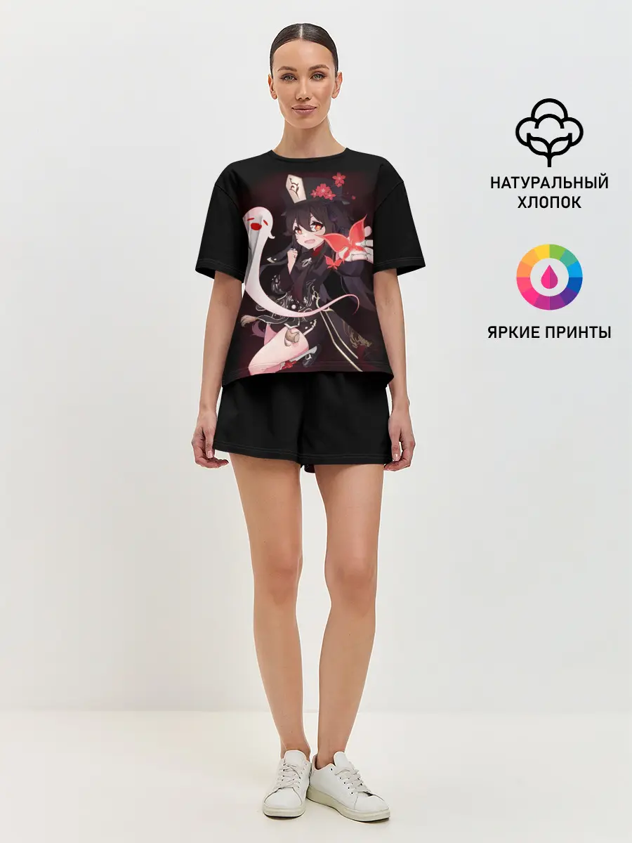 Женская пижама с шортами / HU TAO | ХУ ТАО