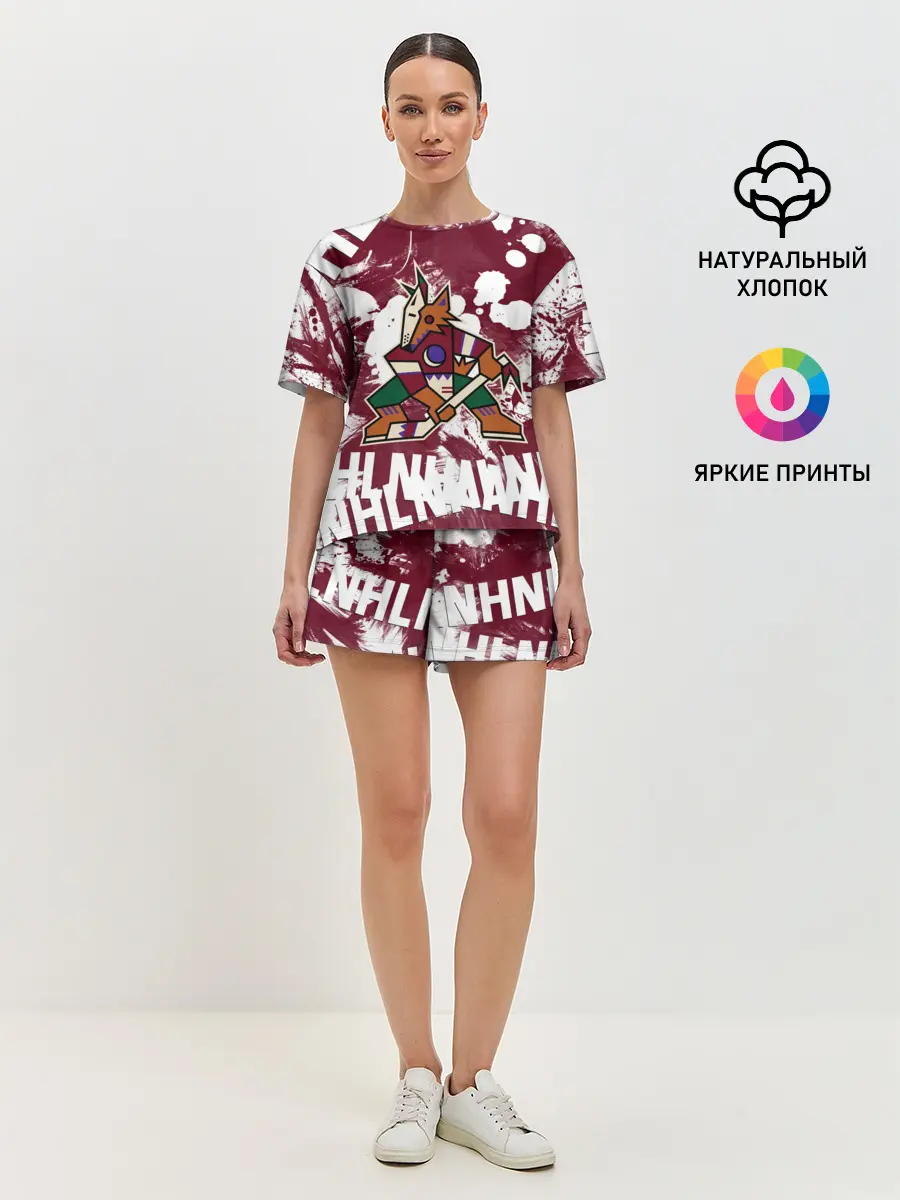 Женская пижама с шортами / Аризона Койотис, НХЛ