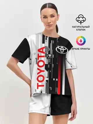 Женская пижама с шортами / TOYOTA SORT / TOYOTA TECHNO