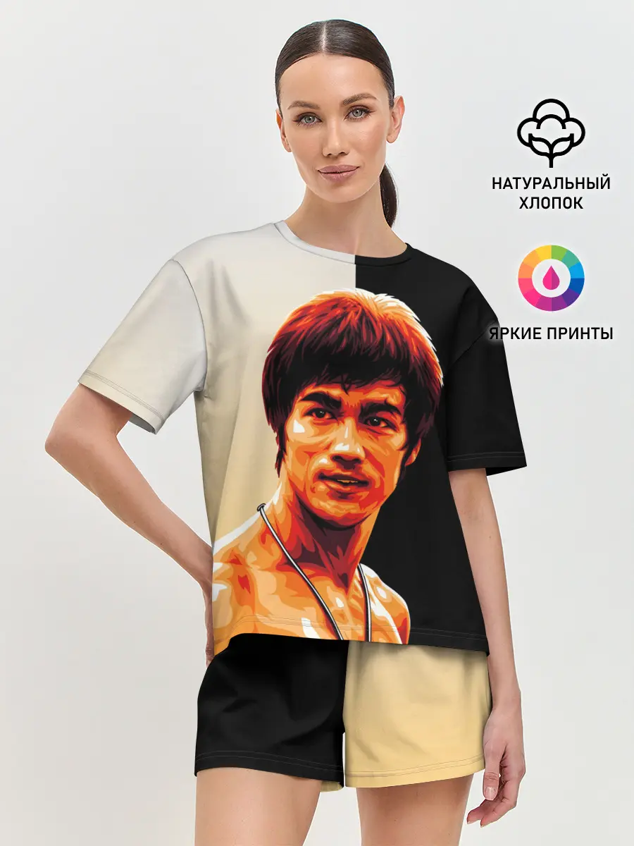 Женская пижама с шортами / Будь водой