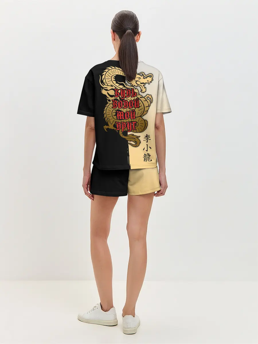 Женская пижама с шортами / Будь водой