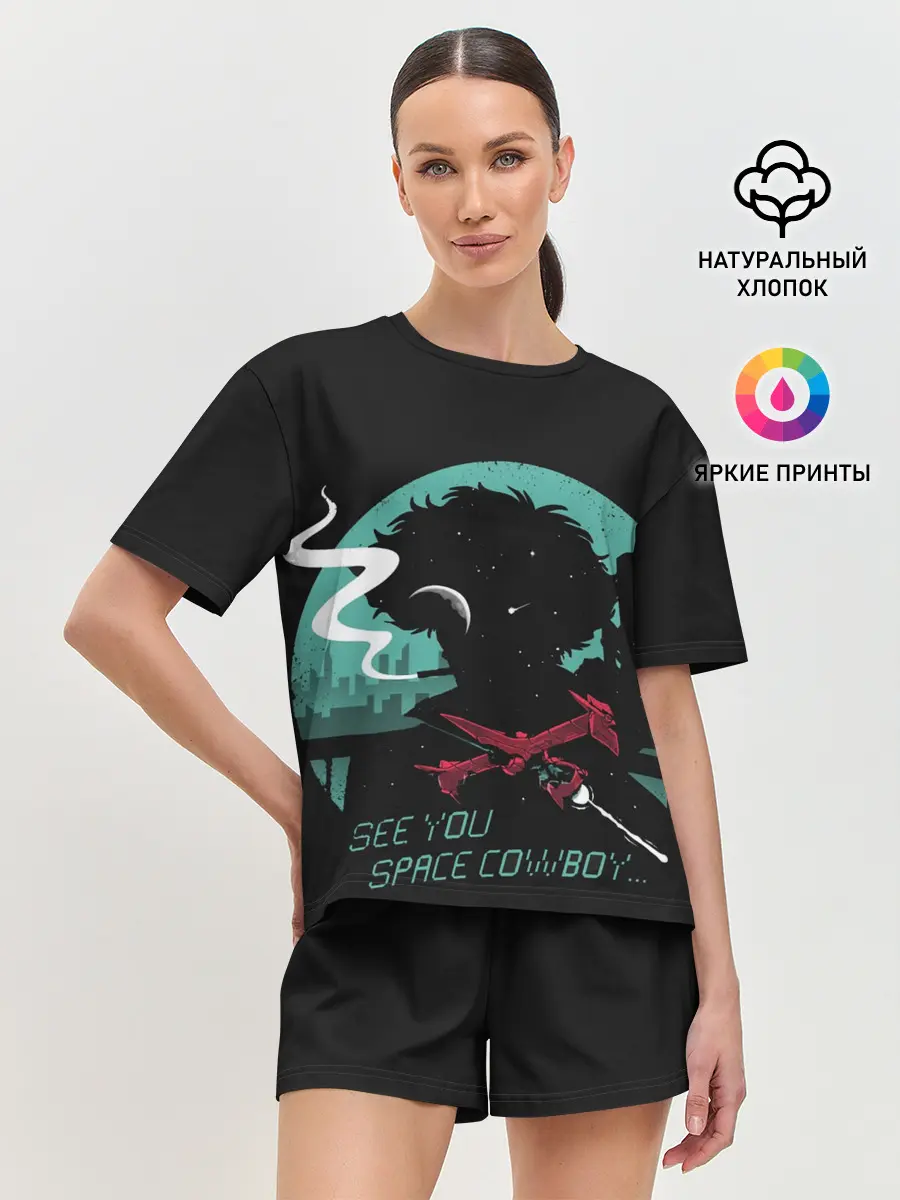 Женская пижама с шортами / Ковбой Бибоп