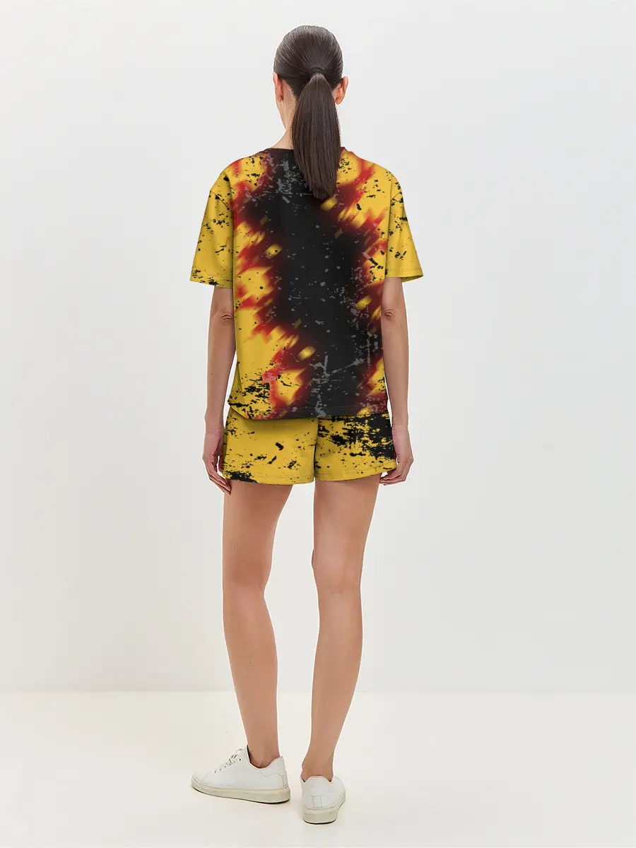 Женская пижама с шортами / Genshin Impact: Аниме.