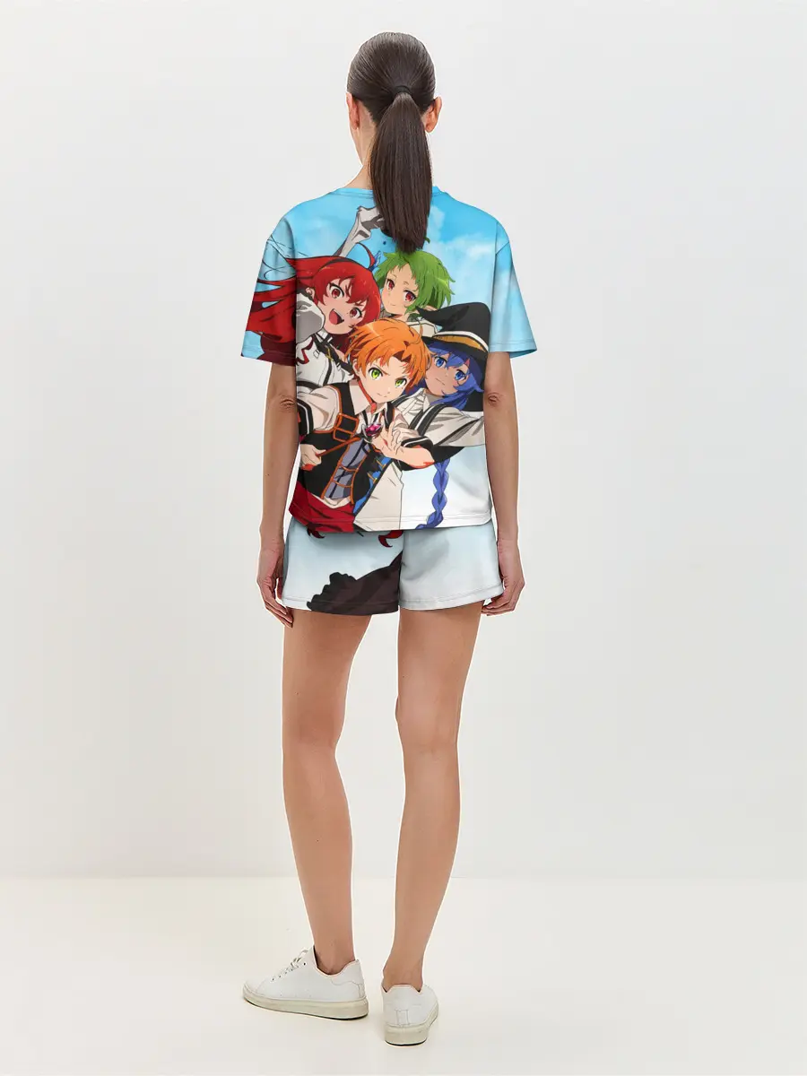 Женская пижама с шортами / Реинкарнация безработного главные герои