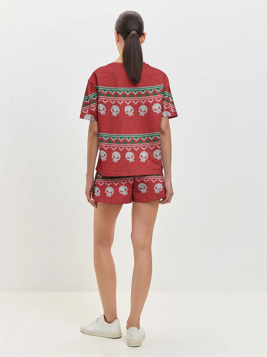 Женская пижама с шортами / Свитер Занта