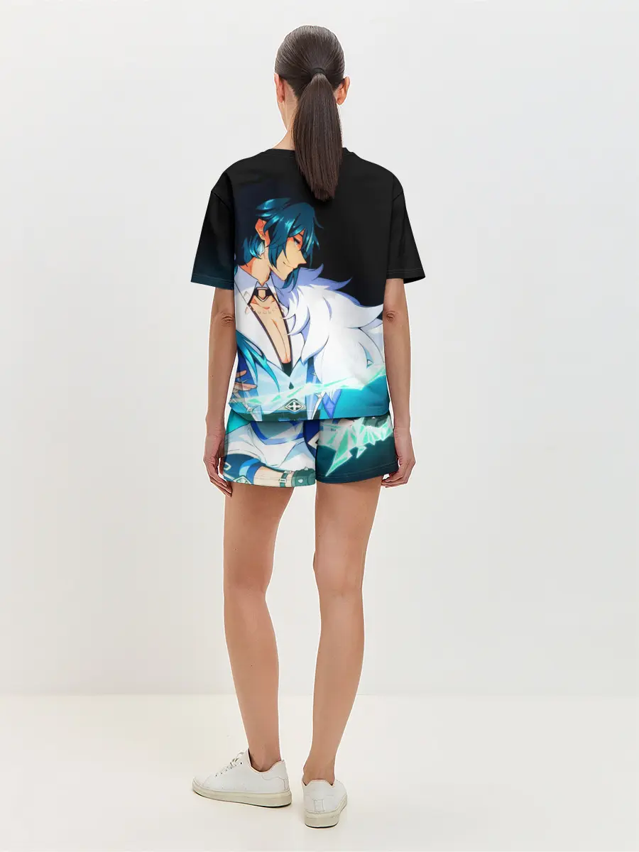 Женская пижама с шортами / Genshin Impact - Кэйа