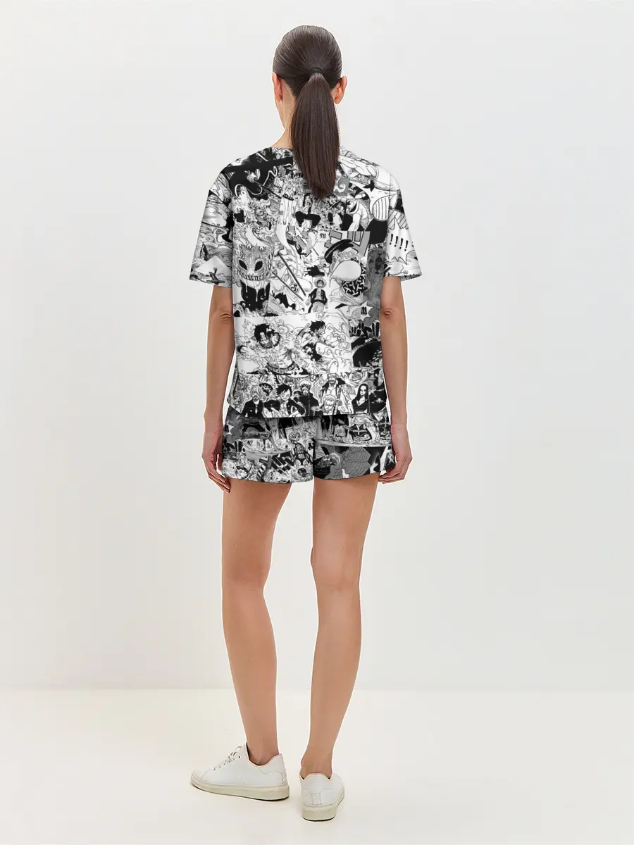 Женская пижама с шортами / Ван Пис, One Piece, манга