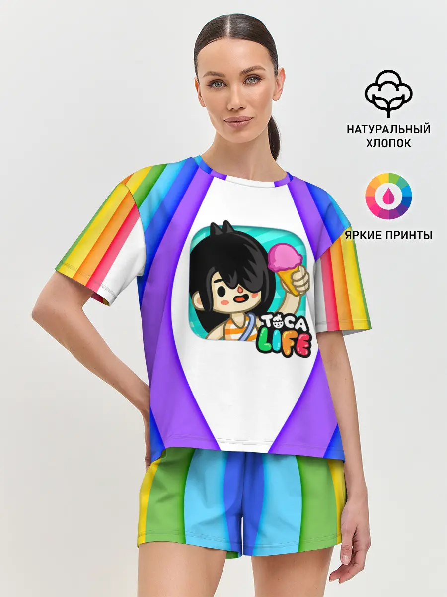 Женская пижама с шортами / Нари | Nari | Toca Boca