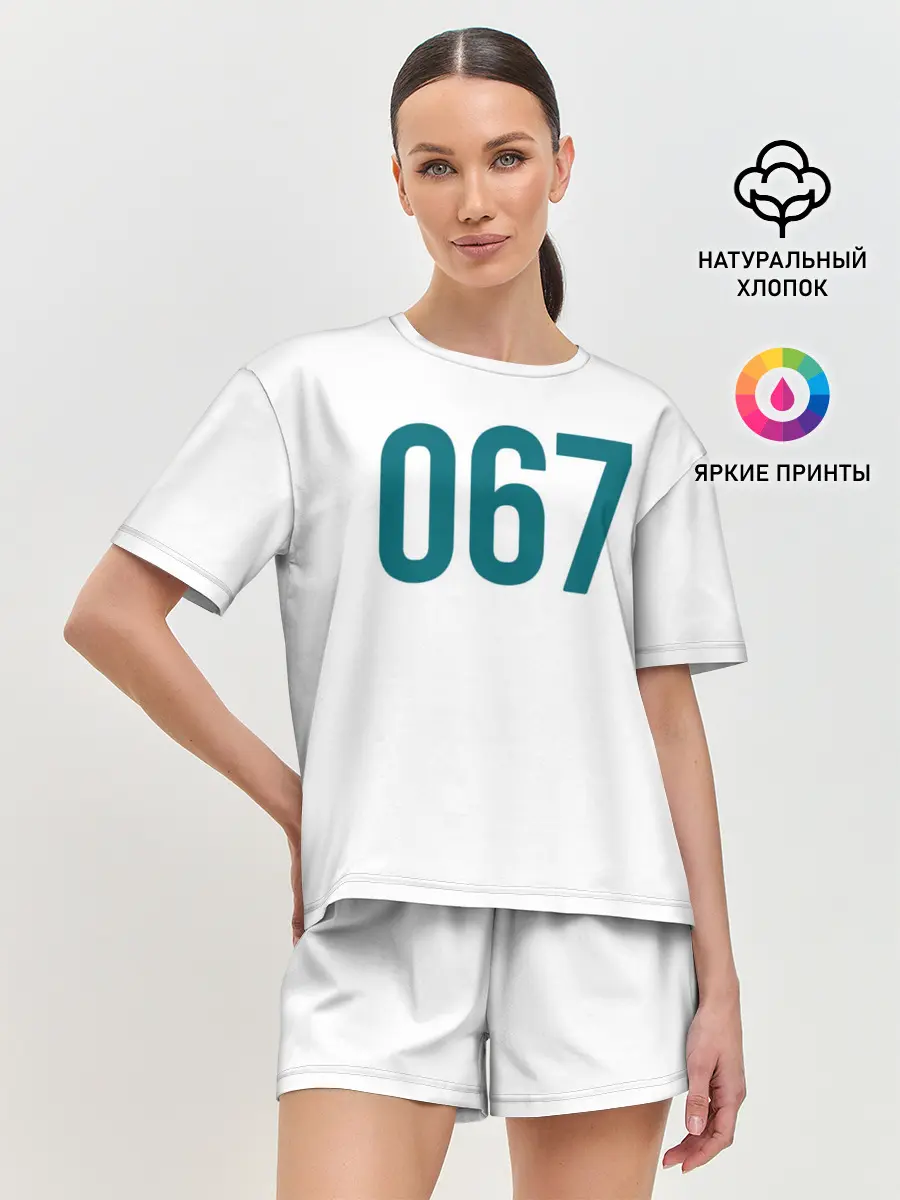 Женская пижама с шортами / Squid game - Кан Сэ Бёк 067