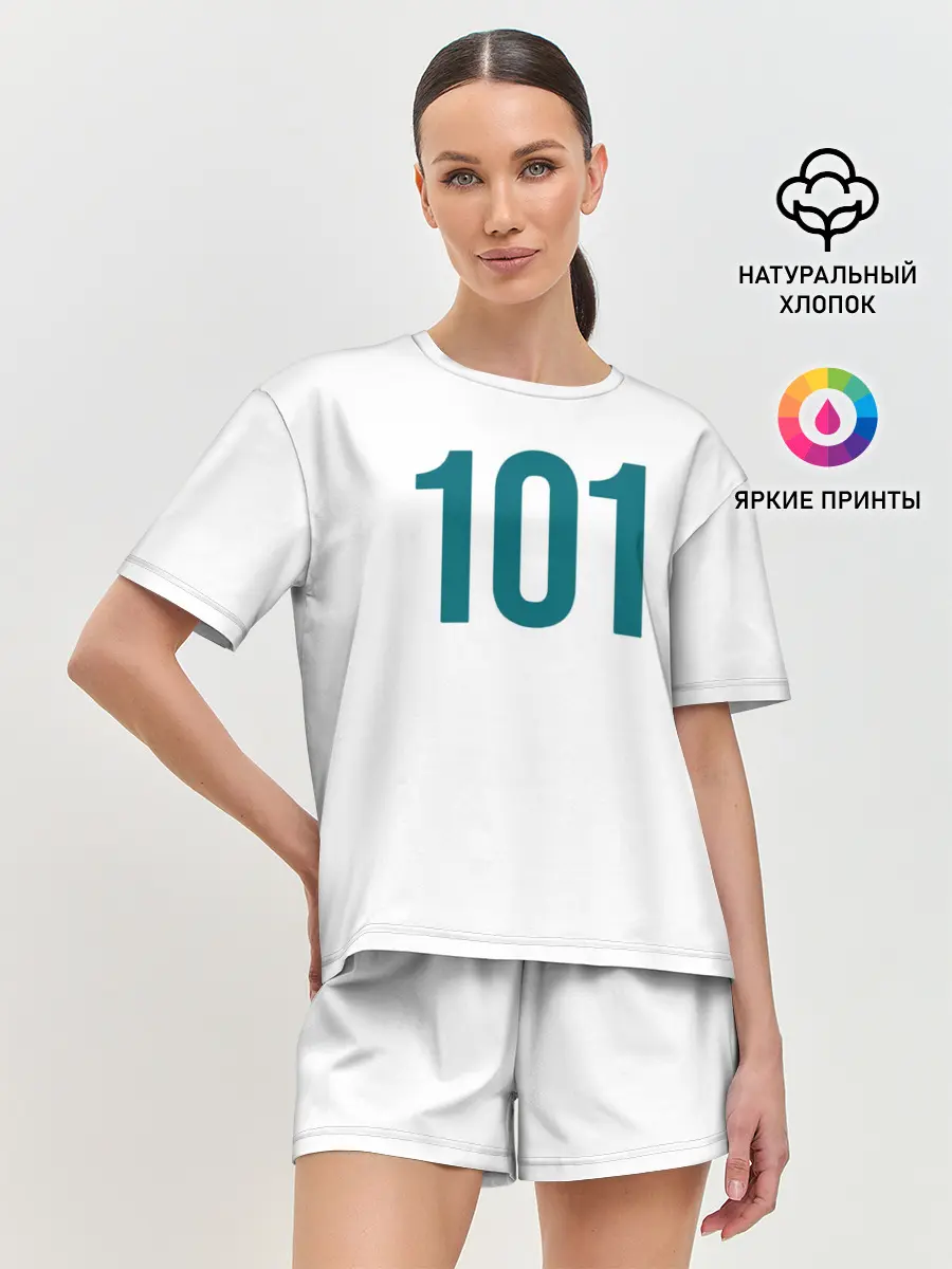 Женская пижама с шортами / Squid game - Чан Док Су 101