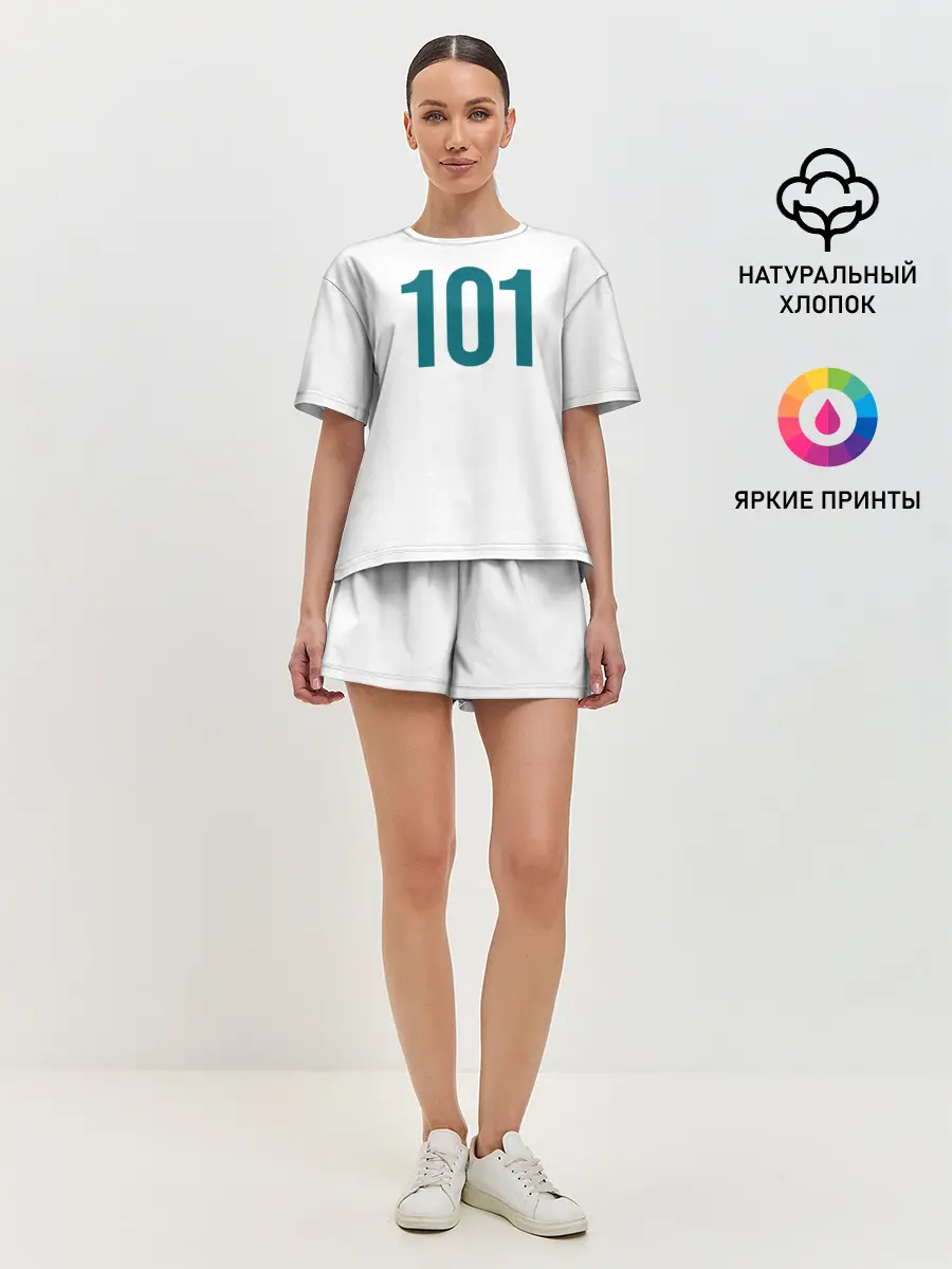 Женская пижама с шортами / Squid game - Чан Док Су 101