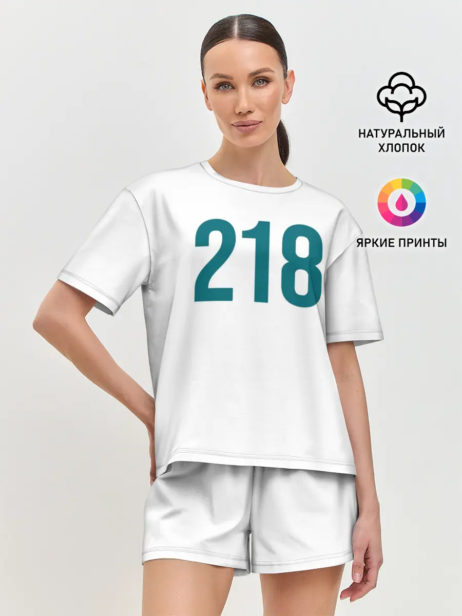 Женская пижама с шортами / Squid game - Чхо Сан Воо 218