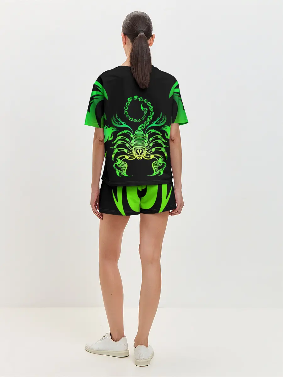 Женская пижама с шортами / Acid scorpion