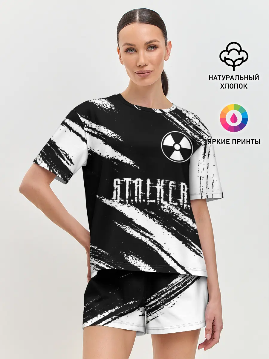 Женская пижама с шортами / S.T.A.L.K.E.R. 2: Тени Чернобыля.