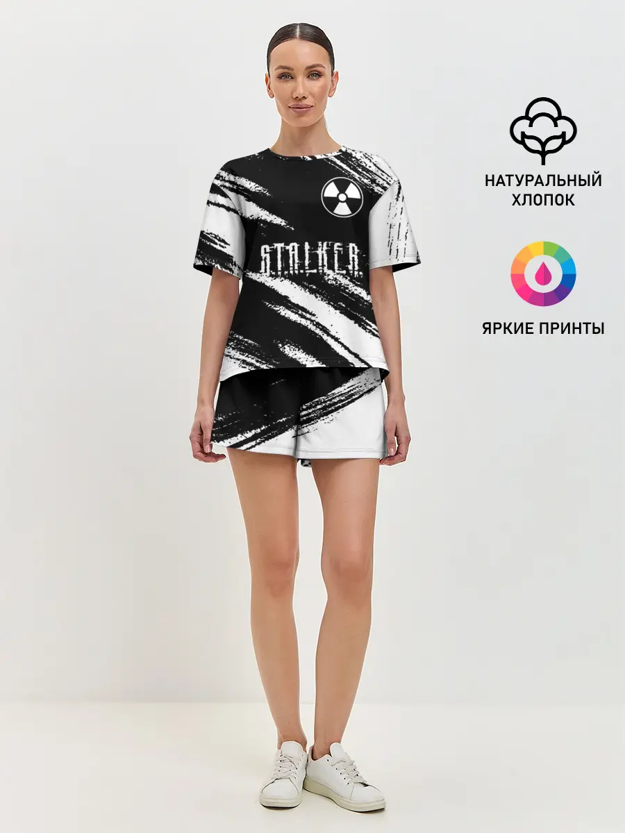 Женская пижама с шортами / S.T.A.L.K.E.R. 2: Тени Чернобыля.