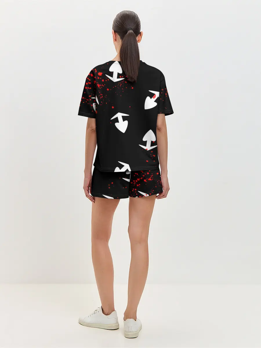 Женская пижама с шортами / Плащ Хяккимару