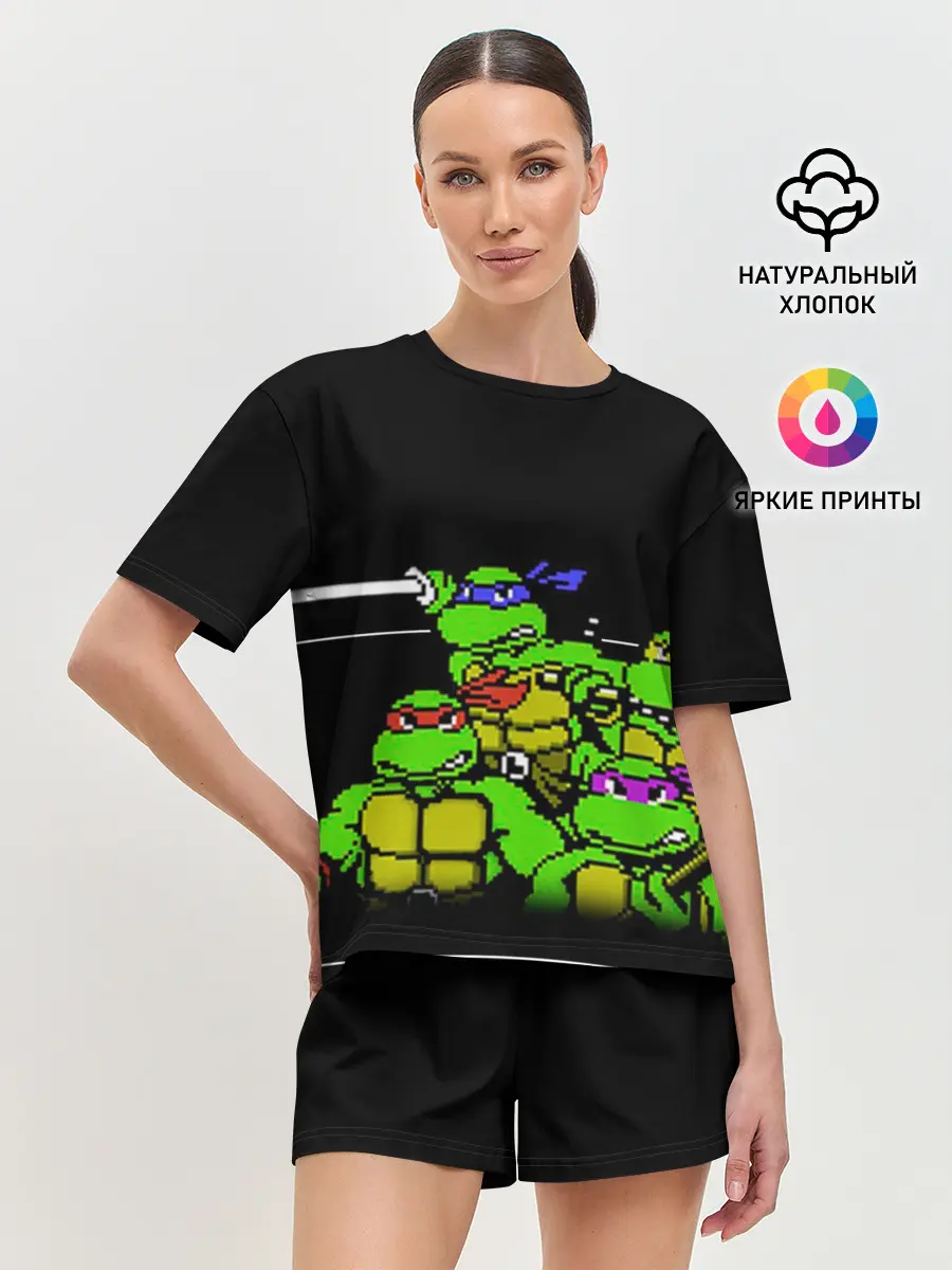 Женская пижама с шортами / Черепашки Manhatten Project