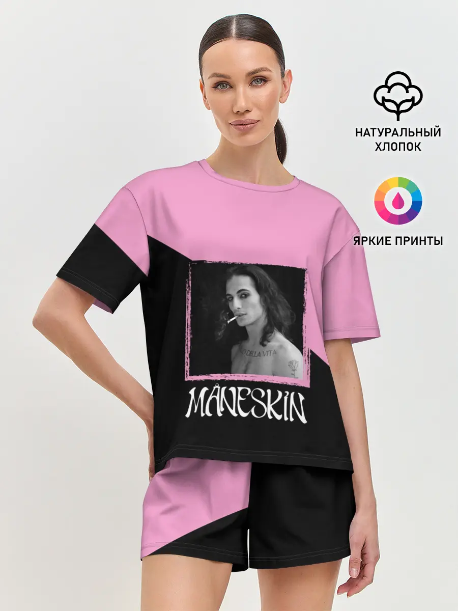 Женская пижама с шортами / Maneskin> Domiano