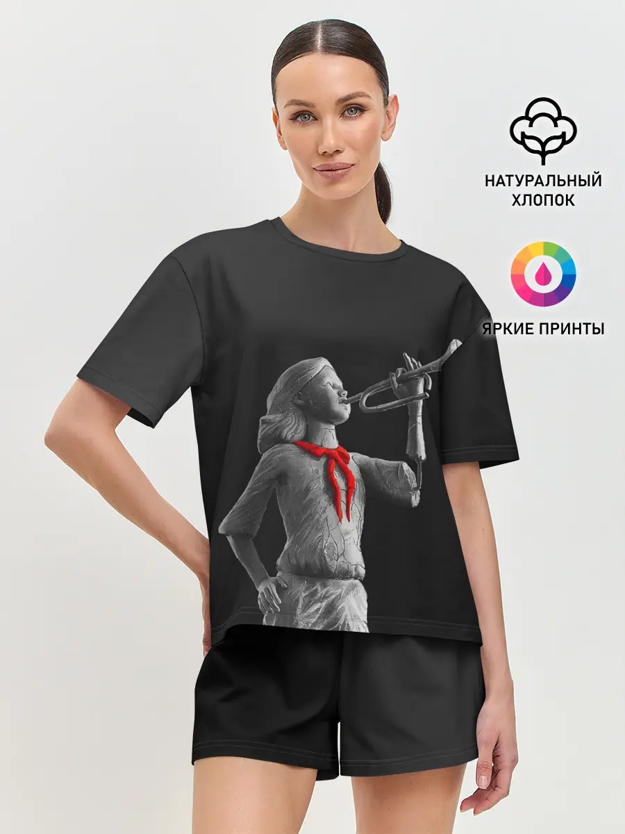 Женская пижама с шортами / Пищеблок