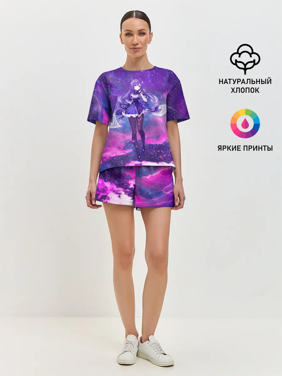 Женская пижама с шортами / Genshin Impact Кэ Цин