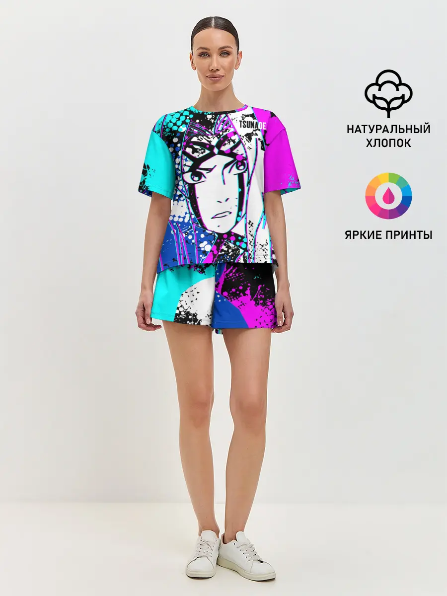 Женская пижама с шортами / Цунаде