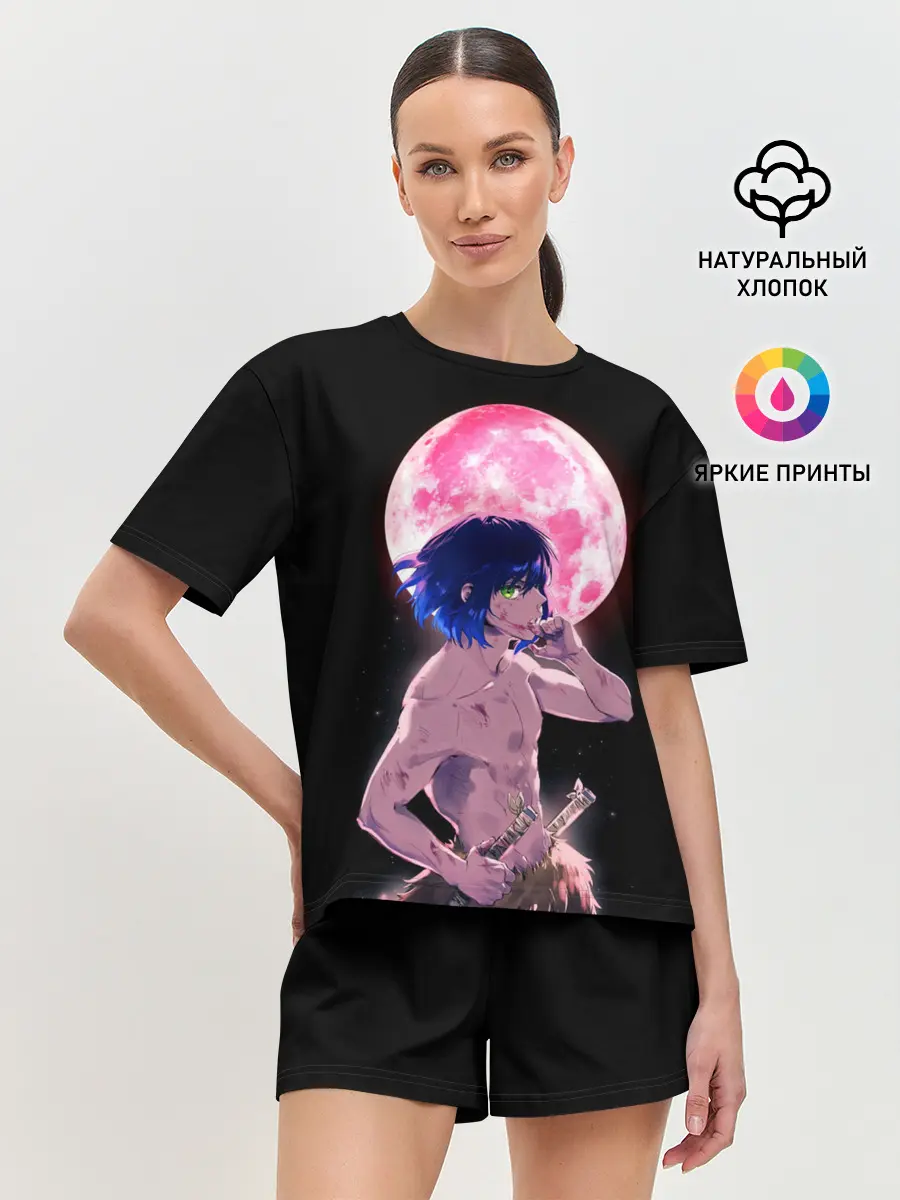 Женская пижама с шортами / Иноске