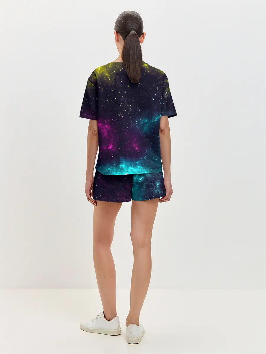 Женская пижама с шортами / Космический Луффи One Piece