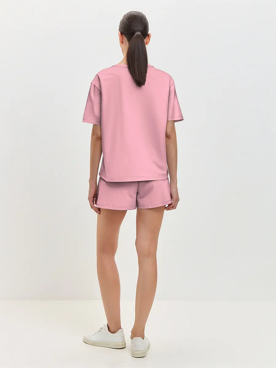 Женская пижама с шортами / Пушистый кот