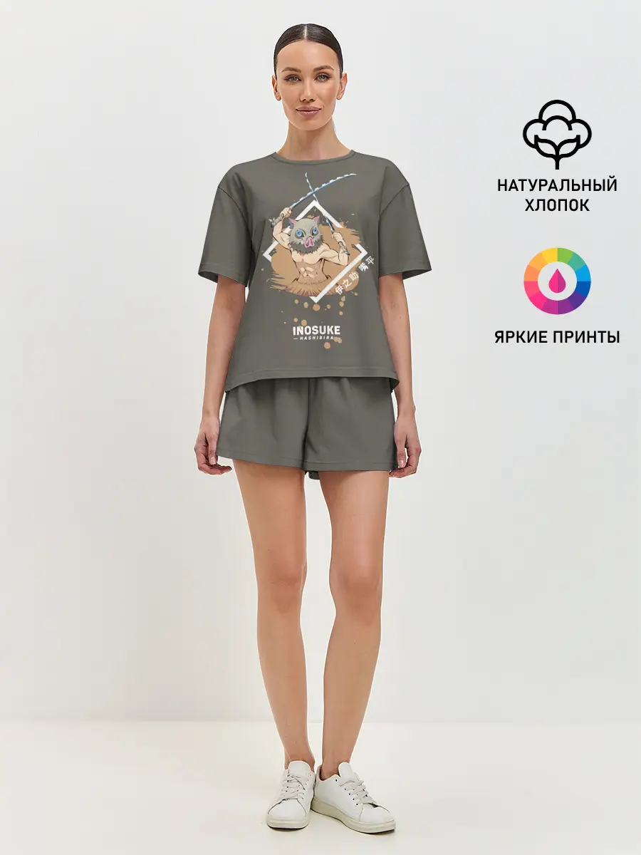 Женская пижама с шортами / Нашибира