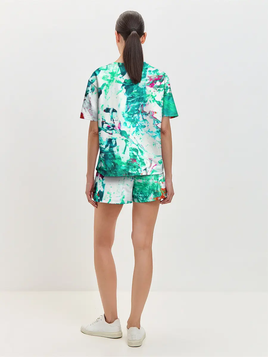 Женская пижама с шортами / Берюза Морской