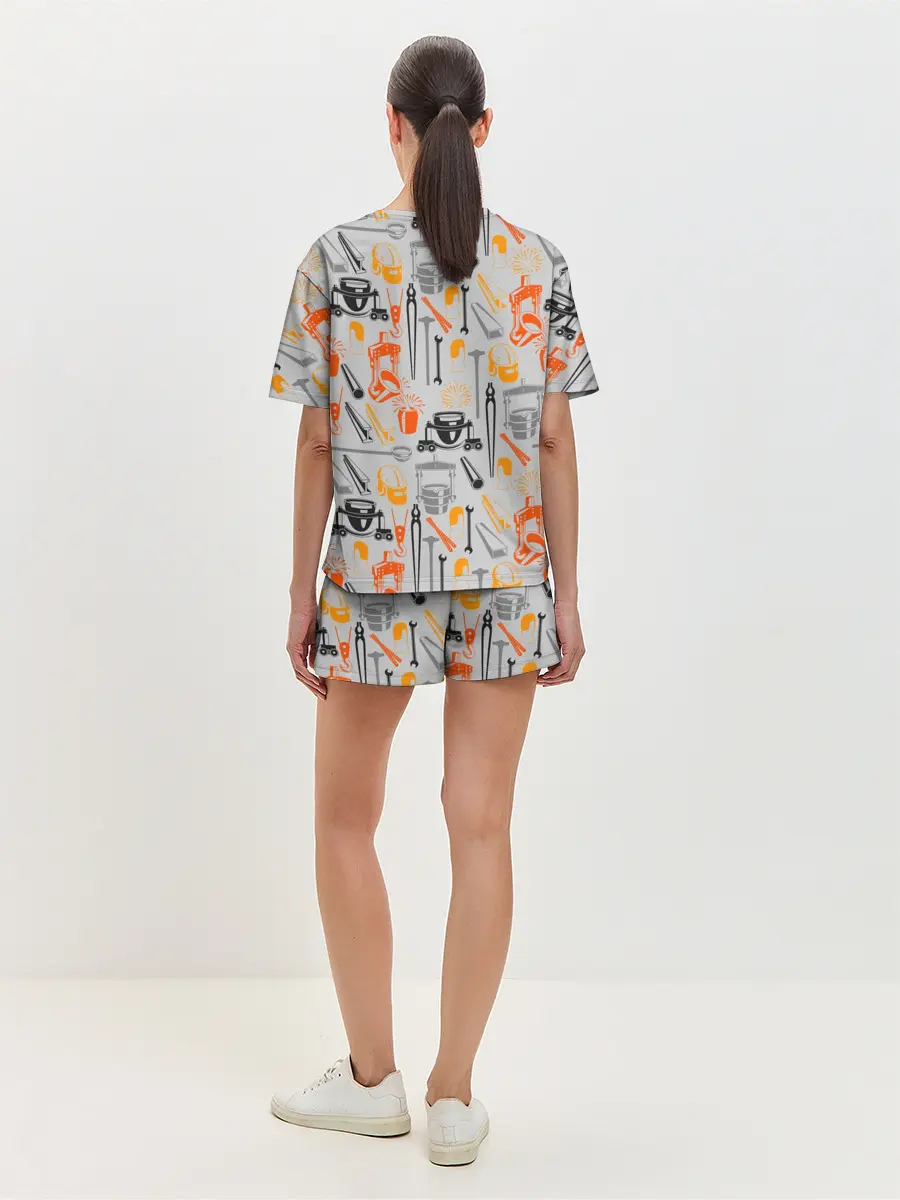 Женская пижама с шортами / Металлургия