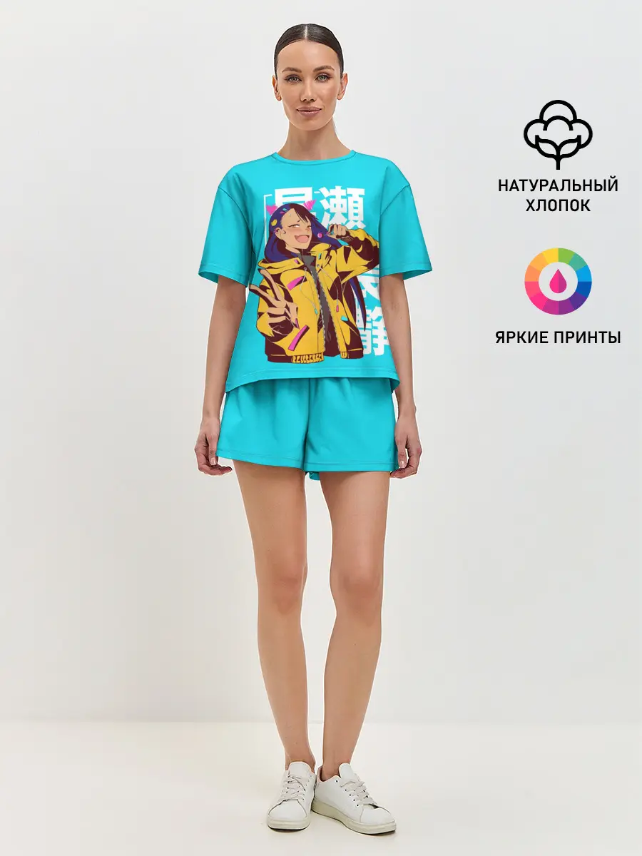 Женская пижама с шортами / Нагаторо-сан