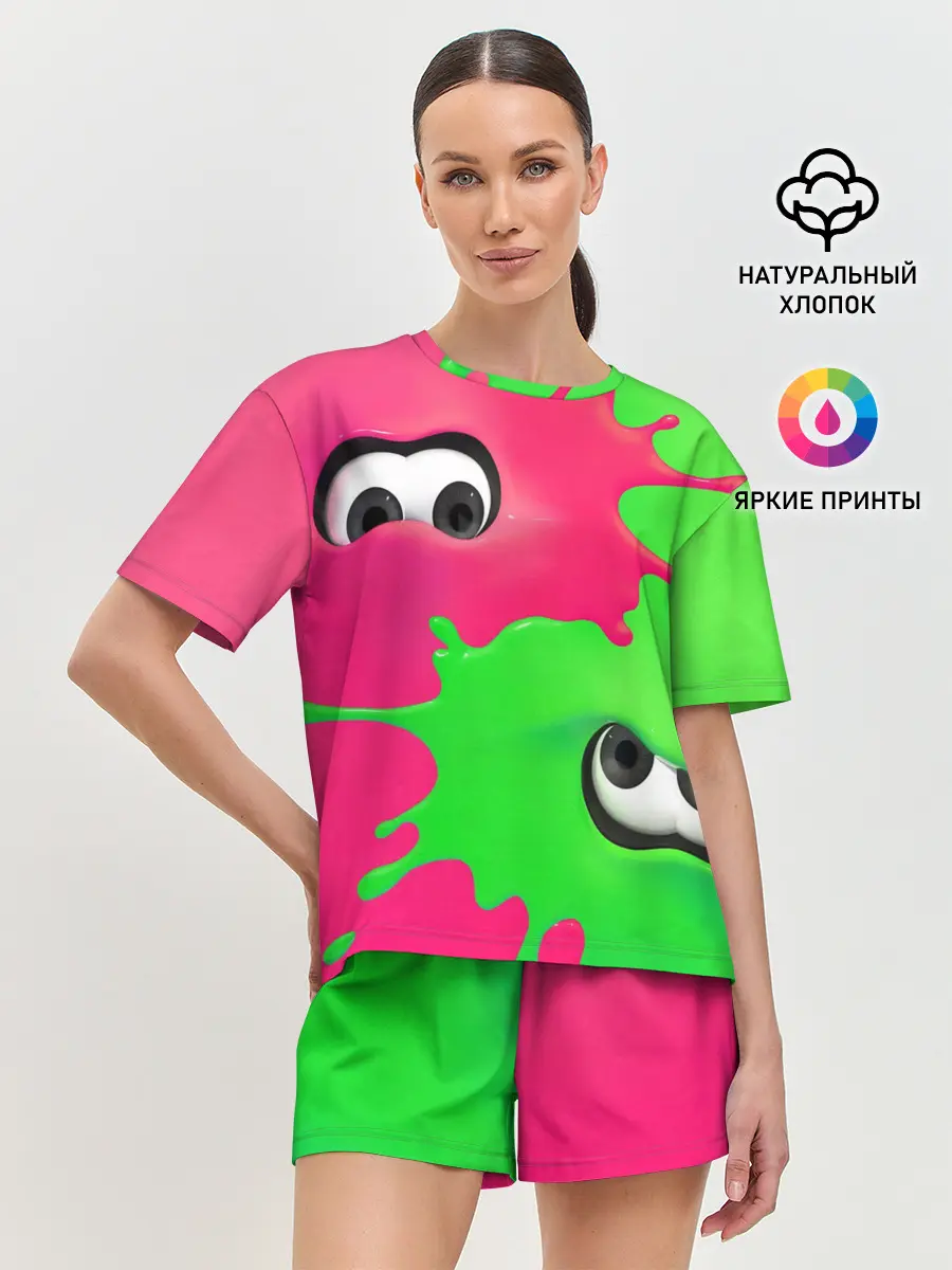 Женская пижама с шортами / Splatoon