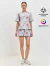 Женская пижама с шортами / Граффити
