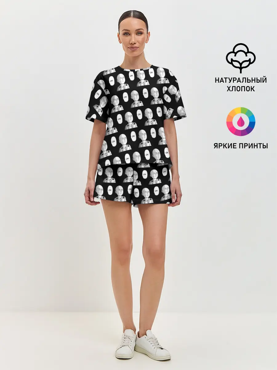 Женская пижама с шортами / ONE-PUNCH MAN | ВАН ПАНЧ МАН