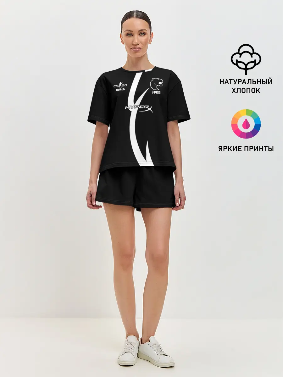 Женская пижама с шортами / Форма FURIA | Форма СS:GO