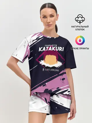 Женская пижама с шортами / Шарлотта Катакури | One Piece